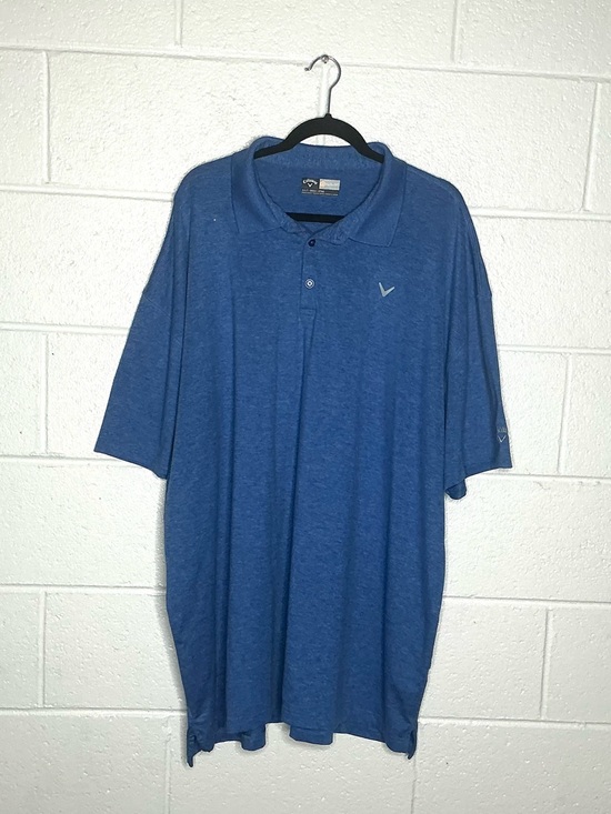 Callaway Other - < Men’s Callaway Moisture Wicking Opti-Dri Blue Golf Polo >
